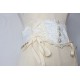 Nanshengge White Dew Lace Corset(2 Colours)